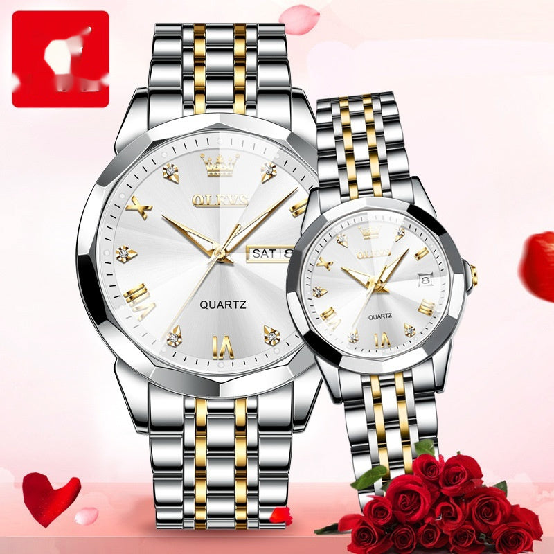 Quartz Watch for Couple