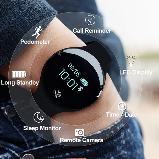 SANDA Luxury Smart Watch Men Sport Bracelet Calorie Pedometer Fitness