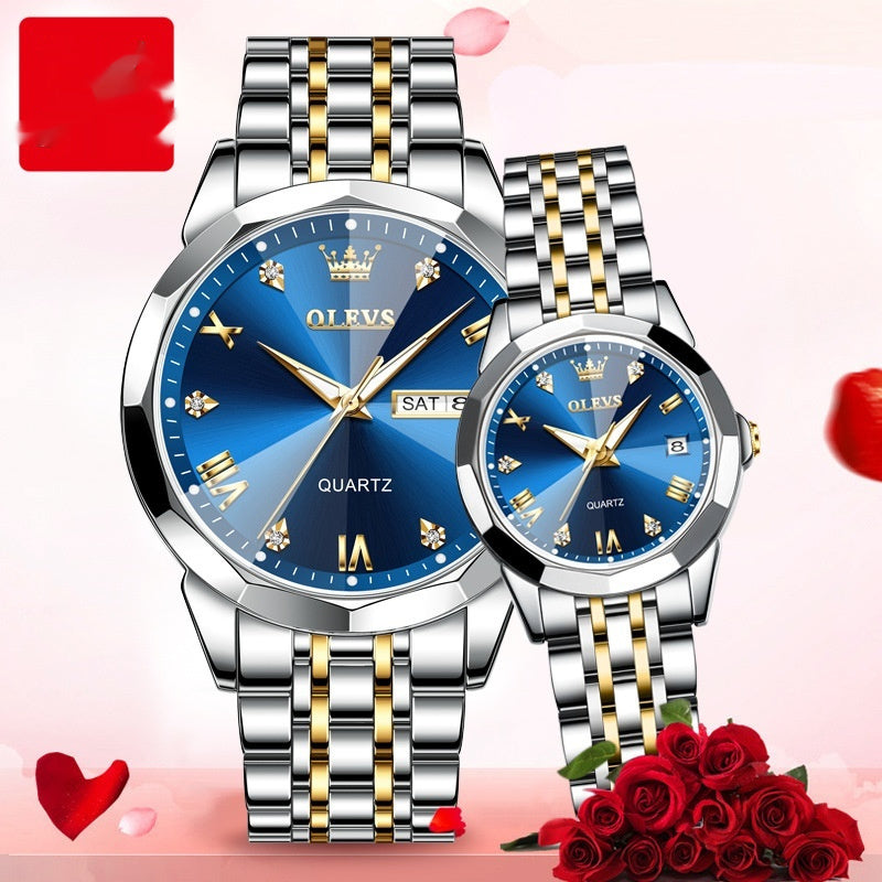 Quartz Watch for Couple