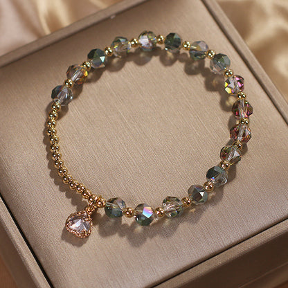 Simple Cold Style Love Pendant Girlfriends' Bracelet