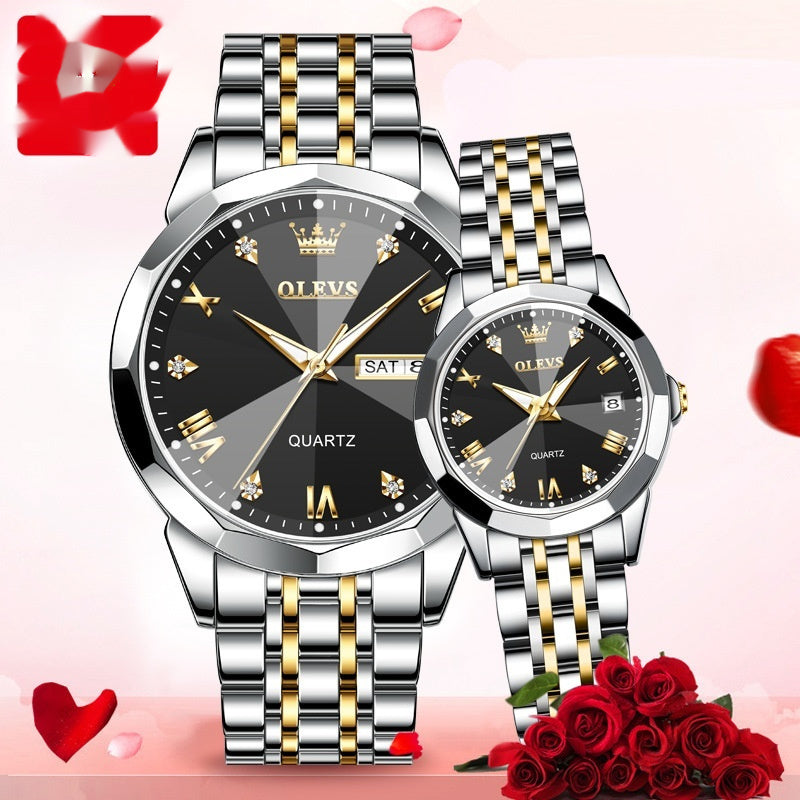 Quartz Watch for Couple