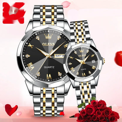 Quartz Watch for Couple
